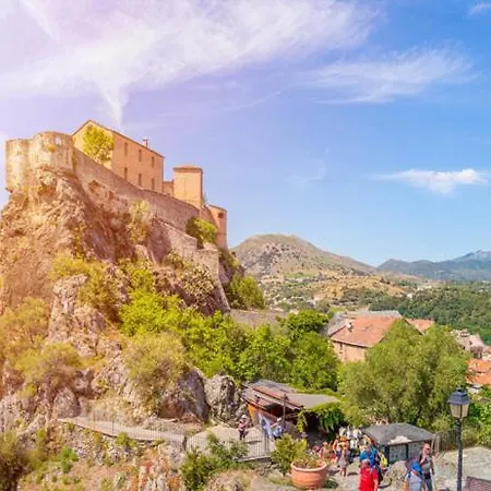 Casamacce Climatisé Avec Terrasse, Small Comfortable Free Parking, Air-conditioned&wifi * Corte (Corsica)